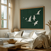Japandi Wall Art – Serene Wabi Sabi Crane Print for a Tranquil Home - Image 9