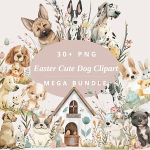 Cute dog clipart, 30+ PNG