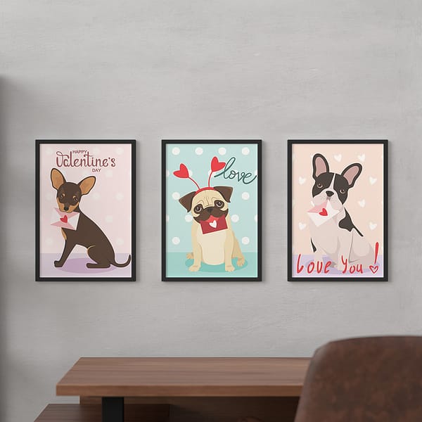 Happy Valentine's Day: Heartfelt Puppies-pack