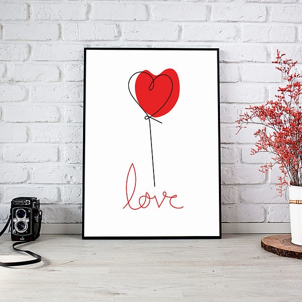 Whimsical Love: Romantic Wall Decor