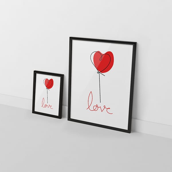 Whimsical Love: Romantic Wall Decor