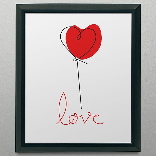 Whimsical Love: Romantic Wall Decor