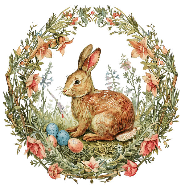 20 Victorian Clipart Collection: Elegant Easter Delights