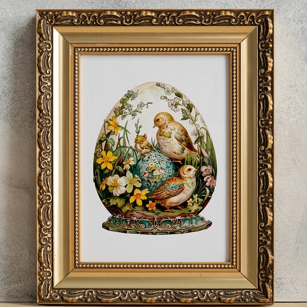 20 Victorian Clipart Collection: Elegant Easter Delights - Image 4