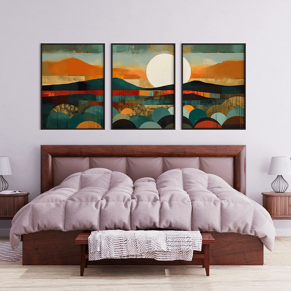 23-Piece Wall Art Bundles: Vibrant Murakami & Kusama Inspired Prints and Triptychs