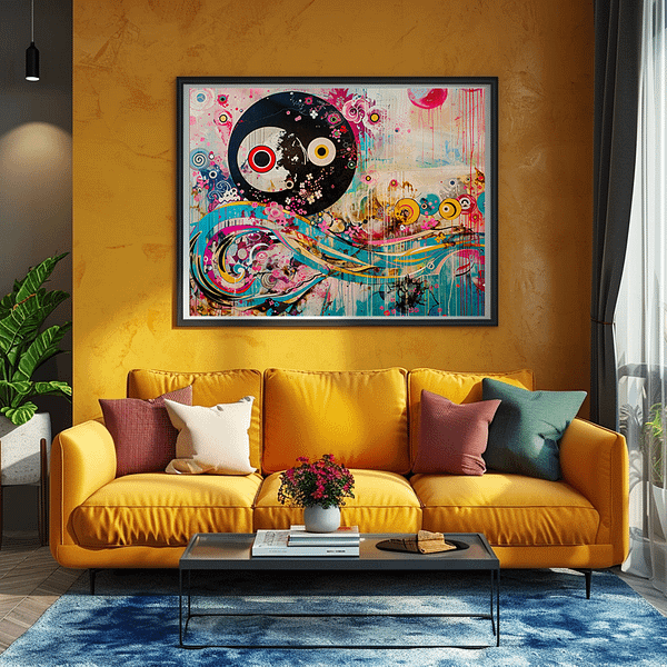 23-Piece Wall Art Bundles: Vibrant Murakami & Kusama Inspired Prints and Triptychs