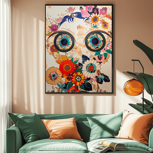 23-Piece Wall Art Bundles: Vibrant Murakami & Kusama Inspired Prints and Triptychs